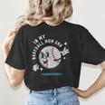 In My Baseball Mom Era Retro Baseball Mom Home Runs Women's T-Shirt Back Print