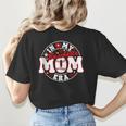 Baseball Mom Era For Women Player Mother Women's T-Shirt Back Print Baseball Mom Era For Women Player Mother Women's T-Shirt Back Print