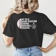 Baseball Mom Essential Oils Meme For Oily Oils Mom Women's T-Shirt Back Print Baseball Mom Essential Oils Meme For Oily Oils Mom Women's T-Shirt Back Print