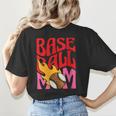 Baseball Mom Game Day Trendy Pink Leopard Mama Women's T-Shirt Back Print Baseball Mom Game Day Trendy Pink Leopard Mama Women's T-Shirt Back Print