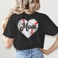 Baseball Mom Heart Mother's Day Mom Grandma Mama Boys Girls Women's T-Shirt Back Print Baseball Mom Heart Mother's Day Mom Grandma Mama Boys Girls Women's T-Shirt Back Print