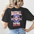 Baseball Mom Loud & Proud Since 1978 Women's T-Shirt Back Print Baseball Mom Loud & Proud Since 1978 Women's T-Shirt Back Print