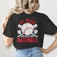 Baseball Mom Meme Quote Women's T-Shirt Back Print Baseball Mom Meme Quote Women's T-Shirt Back Print