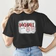 Baseball Mom Mommy Baseball Player Women's T-Shirt Back Print