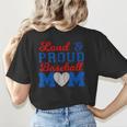 Baseball Mom Tee Loud & Proud Baseball Mom Women's T-Shirt Back Print Baseball Mom Tee Loud & Proud Baseball Mom Women's T-Shirt Back Print
