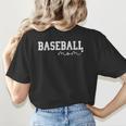 Baseball Mom Tee Mother's Day Family Baseball Women's T-Shirt Back Print Baseball Mom Tee Mother's Day Family Baseball Women's T-Shirt Back Print