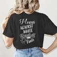 Baseball Mom Tees Moms Against Baseball Pants Women's T-Shirt Back Print Baseball Mom Tees Moms Against Baseball Pants Women's T-Shirt Back Print