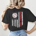 Baseball MOM USA American Flag Patriotic Mama Mother's Day For Women Kids Men Women's T-Shirt Back Print Baseball MOM USA American Flag Patriotic Mama Mother's Day For Women Kids Men Women's T-Shirt Back Print