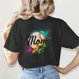 Baseball Mom USA American Baseball Graphic Women's T-Shirt Back Print