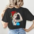 Baseball Mom Woman Baseball Sport Lover Women's T-Shirt Back Print