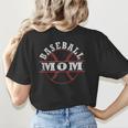 Baseball Mom For Women Women's T-Shirt Back Print Baseball Mom For Women Women's T-Shirt Back Print