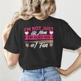 Baseball Moms I'm Not Just His Mom Baseball Mama Women's T-Shirt Back Print Baseball Moms I'm Not Just His Mom Baseball Mama Women's T-Shirt Back Print