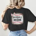 Baseball-Shirt Women Girls Mama Baseball Mom Women's T-Shirt Back Print Baseball-Shirt Women Girls Mama Baseball Mom Women's T-Shirt Back Print
