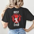 Best Baseball Mom Ever Baseball Women's T-Shirt Back Print