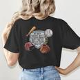 My Boy Might Not Always Swing Baseball Mom Women's T-Shirt Back Print