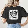 Custom Baseball Mom Number 71 Heart For Mom Women's T-Shirt Back Print Custom Baseball Mom Number 71 Heart For Mom Women's T-Shirt Back Print