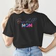 Cute Mother's Day Teeball T-Ball Baseball Mom Women's T-Shirt Back Print