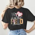 My Heart Is On That Field Mother's Day Baseball Mom Women Women's T-Shirt Back Print My Heart Is On That Field Mother's Day Baseball Mom Women Women's T-Shirt Back Print