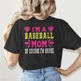 I'm A Baseball Mom Of Course I'm Broke Baseball Mom Women's T-Shirt Back Print I'm A Baseball Mom Of Course I'm Broke Baseball Mom Women's T-Shirt Back Print