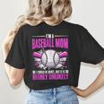 I'm A Baseball Mom Baseball Pitcher Catcher Baseball Player Women's T-Shirt Back Print I'm A Baseball Mom Baseball Pitcher Catcher Baseball Player Women's T-Shirt Back Print