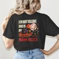 I'm Not Yelling This Is My Baseball Nana Voice Baseball Mom Women's T-Shirt Back Print I'm Not Yelling This Is My Baseball Nana Voice Baseball Mom Women's T-Shirt Back Print