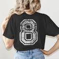 Jersey Number 8 Eight T-Shirt Football Number Baseball Mom Women's T-Shirt Back Print Jersey Number 8 Eight T-Shirt Football Number Baseball Mom Women's T-Shirt Back Print