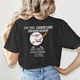 My Kid Might Not Always Swing Humors Baseball Mom Women's T-Shirt Back Print My Kid Might Not Always Swing Humors Baseball Mom Women's T-Shirt Back Print