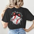 Loud & Proud Baseball Mom Baseballs Mother Sport Women Girls Women's T-Shirt Back Print Loud & Proud Baseball Mom Baseballs Mother Sport Women Girls Women's T-Shirt Back Print