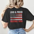 Loud & Proud Baseball Mom Sport Women's T-Shirt Back Print Loud & Proud Baseball Mom Sport Women's T-Shirt Back Print