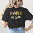 Mom Of Both Softball Baseball Mom Women's T-Shirt Back Print