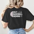Oily Baseball Momma Essential Oils Meme For Oils Mom Women's T-Shirt Back Print Oily Baseball Momma Essential Oils Meme For Oils Mom Women's T-Shirt Back Print