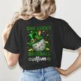 One Lucky Baseball Mom St Patricks Day One Lucky Mom Women Women's T-Shirt Back Print One Lucky Baseball Mom St Patricks Day One Lucky Mom Women Women's T-Shirt Back Print