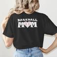 Proud Baseball Mom With Heart Game Day Women's T-Shirt Back Print Proud Baseball Mom With Heart Game Day Women's T-Shirt Back Print