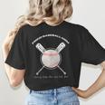 PROUD BASEBALL MOM Women's T-Shirt Back Print PROUD BASEBALL MOM Women's T-Shirt Back Print
