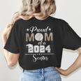 Proud Mom Of a 2024 Senior Class Of 2024 Baseball Mom Women's T-Shirt Back Print Proud Mom Of a 2024 Senior Class Of 2024 Baseball Mom Women's T-Shirt Back Print