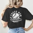 Proud Mom Senior 2024 Baseball Mom Proud Baseball Mom 2024 Women's T-Shirt Back Print