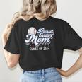 Proud Senior Mom Class Of 2024 Baseball Mom Graduate School Women's T-Shirt Back Print Proud Senior Mom Class Of 2024 Baseball Mom Graduate School Women's T-Shirt Back Print