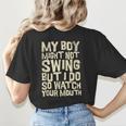 Sassy Baseball Mom Women's T-Shirt Back Print Sassy Baseball Mom Women's T-Shirt Back Print