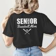 Senior Baseball Mom 2024 Team Parent Helper Class Of 2024 Women's T-Shirt Back Print