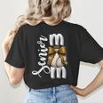 Senior Baseball Mom Class Of 2026 Player Graduation Grad Women's T-Shirt Back Print Senior Baseball Mom Class Of 2026 Player Graduation Grad Women's T-Shirt Back Print
