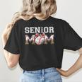 Senior Mom Class Of 2024 Baseball Mom Bandana Graduation Women's T-Shirt Back Print