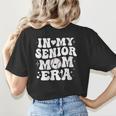 In My Senior Mom Era Class Of 2024 Groovy Baseball Mom Life Women's T-Shirt Back Print In My Senior Mom Era Class Of 2024 Groovy Baseball Mom Life Women's T-Shirt Back Print