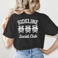 Sideline Social Club Baseball Mom Shirt Women's T-Shirt Back Print Sideline Social Club Baseball Mom Shirt Women's T-Shirt Back Print