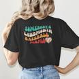Somebody's Loudmouth Baseball Mama Baseball Mom Fan Women's T-Shirt Back Print Somebody's Loudmouth Baseball Mama Baseball Mom Fan Women's T-Shirt Back Print