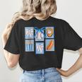 Stamps Coquette Bow Baseball Kids Youth Girls Baseball Mom Women's T-Shirt Back Print Stamps Coquette Bow Baseball Kids Youth Girls Baseball Mom Women's T-Shirt Back Print