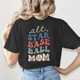 All Star Baseball Mom Women's T-Shirt Back Print