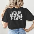Stressed Baseball Mom Son Daughter Proud Mother's Day Women's T-Shirt Back Print Stressed Baseball Mom Son Daughter Proud Mother's Day Women's T-Shirt Back Print