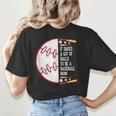 It Takes a Lot Of Balls To Be a Baseball Mom Women's T-Shirt Back Print