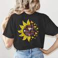 I Have Three Titles Baseball Mom Nurse And Caring Wife Mama Women's T-Shirt Back Print