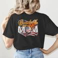 Vintage American Flag Baseball Mom Patriotic 4th July Women's T-Shirt Back Print Vintage American Flag Baseball Mom Patriotic 4th July Women's T-Shirt Back Print